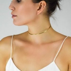 Jenny Bird Yaya Choker Necklace In Gold 
